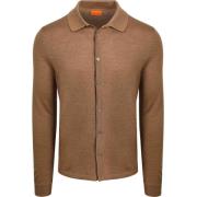 Vest Suitable Cardigan Shirt Merino Camel