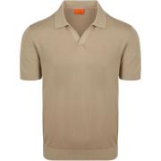 Polo Shirt Korte Mouw Suitable Poloshirt Riva Compact Taupe