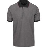 T-shirt Casa Moda Polo Print Grijs Multicolour