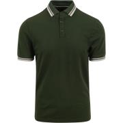 T-shirt Suitable Kick Polo Donkergroen