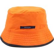 Hoed Suitable Bucket Hat Navy Orange