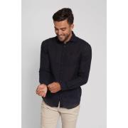 Overhemd Lange Mouw Suitable Hemd Leinen Navy