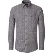 Overhemd Lange Mouw Casamoda Overhemd Print Blauw