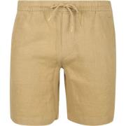 Broek Suitable Leinen Beach Shorts Beige