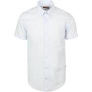 Overhemd Lange Mouw Suitable Korte Mouwen Overhemd Cotton Slub Lichtbl...