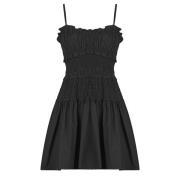 Korte Jurk MICHAEL Michael Kors POPLIN SMOCKED MINI DRESS