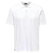 Polo Shirt Korte Mouw hummel Polo Red Classic blanc