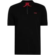 Polo Shirt Korte Mouw HUGO Dalomino Zip Polo Shirt