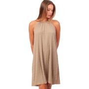 Korte Jurk Admas Strandjurk met halternek Sand