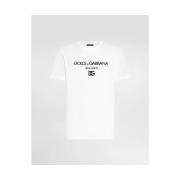 T-shirt Korte Mouw D&amp;G G8PD7ZG7B9XW0800 T-SHIRT WHITE