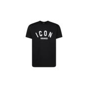 T-shirt Korte Mouw Dsquared T-SHIRT S79GC0089 BLACK