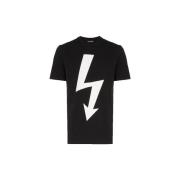 T-shirt Korte Mouw Neil Barrett T-SHIRT PBJT477A BLACK