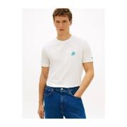 T-shirt Korte Mouw Tommy Hilfiger MW0MW43066-YBK ECRU