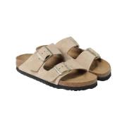 Sandalen BIRKENSTOCK Sandales Arizona Suede LEVE Sandcastle