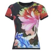 T-shirt Korte Mouw Desigual MULTIFLOWERS LACROIX