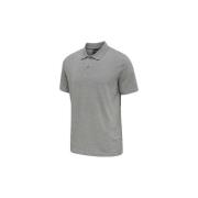 Polo Shirt Korte Mouw hummel Polo Red Classic gris chiné