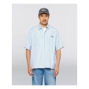 Overhemd Korte Mouw Edwin I036553.0IY.67 TOLEDO-WHITE/BLUE