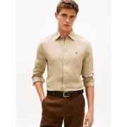 Overhemd Lange Mouw Tommy Hilfiger MW0MW41530 PGMNT DYED-RBT SANDALWOO...