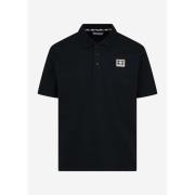 T-shirt Aquascutum Stretch piqué badge polo