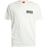 T-shirt Korte Mouw HUGO Derlyns Back Graphic T-shirt