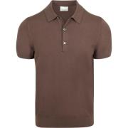 T-shirt Profuomo Poloshirt Luxury Basic Bruin