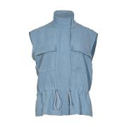 Gilet Maicazz Zizo Steff Gilet SP26.STEFF.515 Jeans Blue