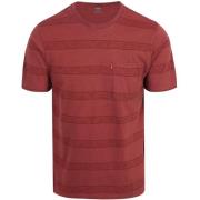 T-shirt Korte Mouw Levis T-shirt Classic Streep Rood