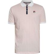 Polo Shirt Korte Mouw Fila BB1 Classic Striped Polo Shirt Pale Lilac/W...
