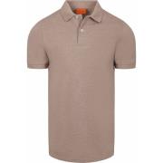 Polo Shirt Korte Mouw Suitable Poloshirt MEL Pique Camel