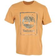 T-shirt Korte Mouw Timberland Water Stack Logo Short