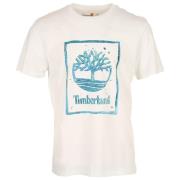T-shirt Korte Mouw Timberland Water Stack Logo Short