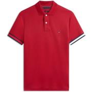Polo Shirt Korte Mouw Tommy Hilfiger Rwb Cuff Liquid Cott