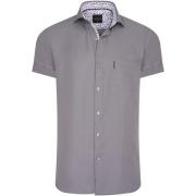 Overhemd Cappuccino Italia Short Sleeve Blouse Antraciet