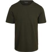 T-shirt Knowledge Cotton Apparel T-shirt Olive