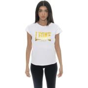 T-shirt Korte Mouw Leone 1947 Woman T-Shirt Short Sleeves Gold