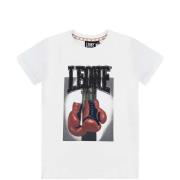 T-shirt Korte Mouw Leone 1947 Boy T-Shirt Short Sleeves Color Block