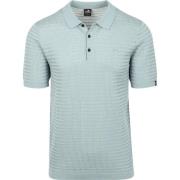 T-shirt Vanguard Knitted Poloshirt Arona Blauw