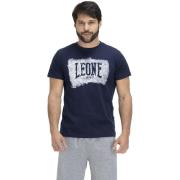 T-shirt Korte Mouw Leone 1947 Man T-Shirt Short Sleeves Indigo