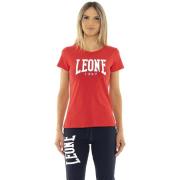 T-shirt Korte Mouw Leone 1947 Woman Short Sleeves Team Line