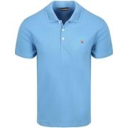 Polo Shirt Korte Mouw Napapijri Ealis Polo Mid Blauw