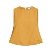Blouse Vila Top Prisilla Balloon - Amber Gold