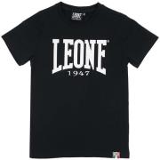 T-shirt Korte Mouw Leone 1947 Boy Short Sleeves Big Logo