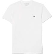 T-shirt Lacoste Cotton Pima Crew Neck T-Shirt White