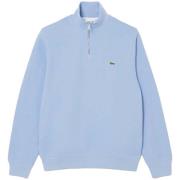 Sweater Lacoste Zip-Up High Neck Interlock Sweatshirt Light Blue