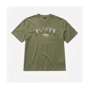 T-shirt Korte Mouw Blauer Camisetas Hombre Modèle Selkirk