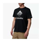 T-shirt Korte Mouw Columbia Camisetas Hombre Modèle Seasonal Graphic