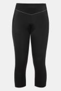 Vaude Broek 3/4 Active Dames Zwart/Donkergrijs