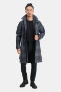 AGU Mac Rain Coat Urban Outdoor Jas Marineblauw/Groen