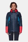 Mammut Eigerjoch Advanced Hooded Gevoerde Jas Dames Donkerblauw/Rood