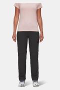 Mammut Runbold Zip Off Dames Broek Donkergrijs